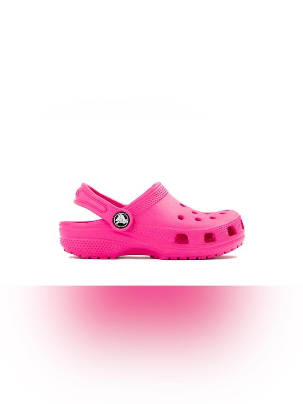 Kids Lightweight Pink Clog with Heel Strap
